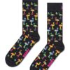 Happy Socks sosete Flamingo Sock culoarea negru