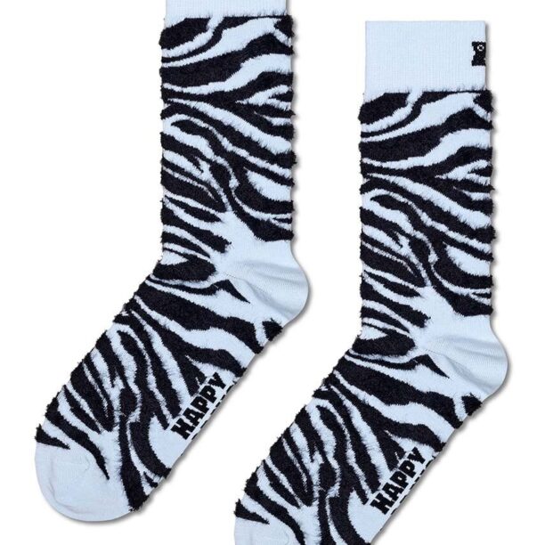 Happy Socks sosete Fluffy Zebra Sock P001306