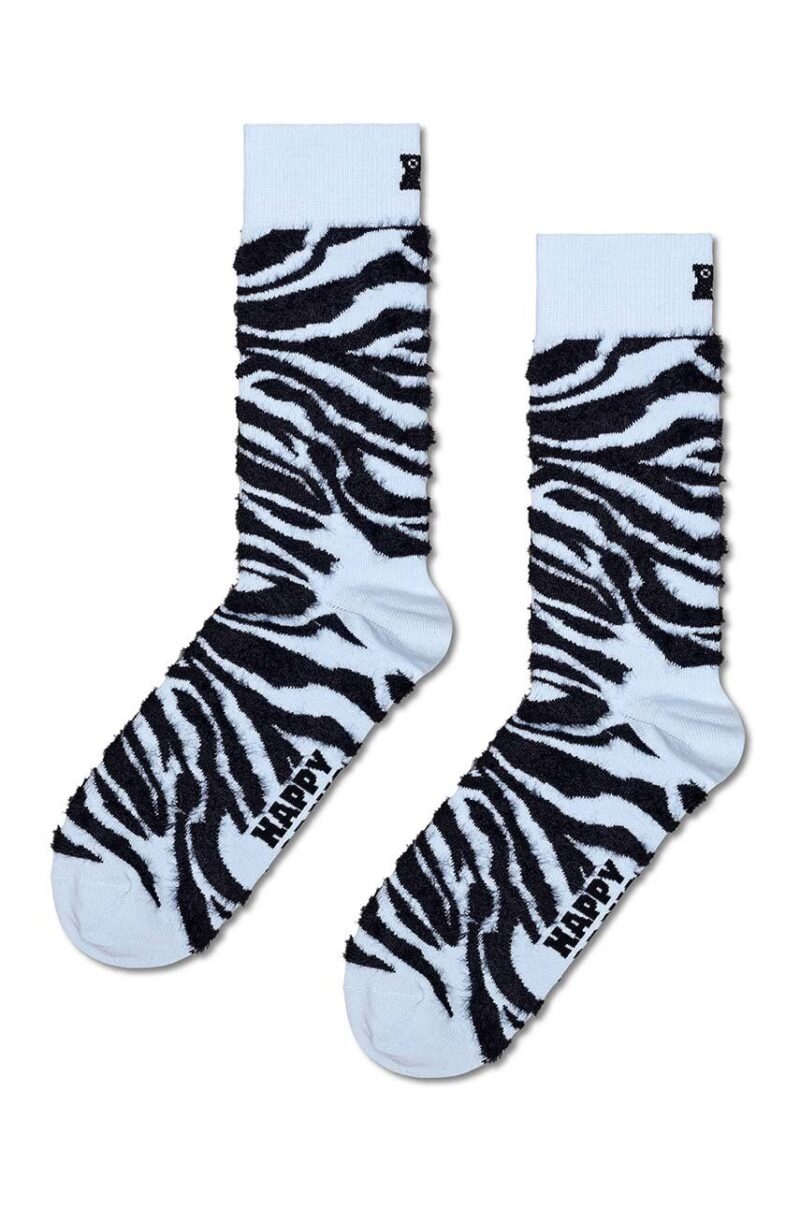 Happy Socks sosete Fluffy Zebra Sock P001306