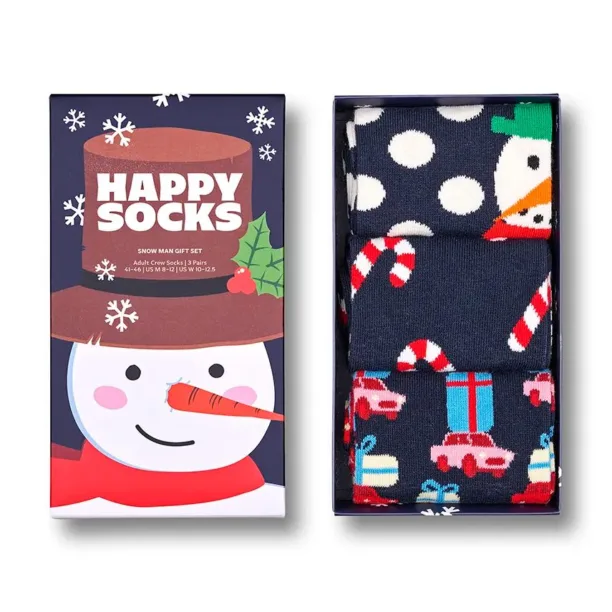 Happy Socks sosete GIFTBOX 3-pack culoarea albastru marin