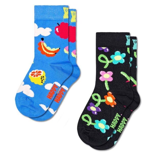 Happy Socks sosete copii Kids 2-Pack Cloudy Fruit Socks 2-pack P001473