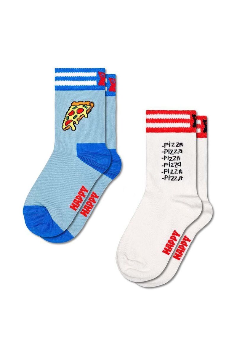 Happy Socks sosete copii Kids 2-Pack Pizza Socks 2-pack P001475