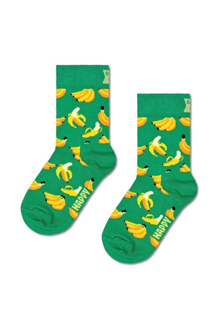 Happy Socks sosete copii Kids Banana Sock culoarea verde