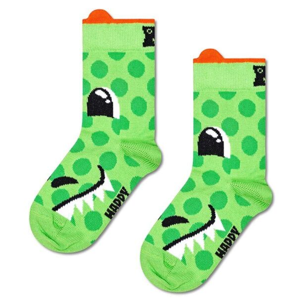 Happy Socks sosete copii Kids Dragon Sock culoarea verde