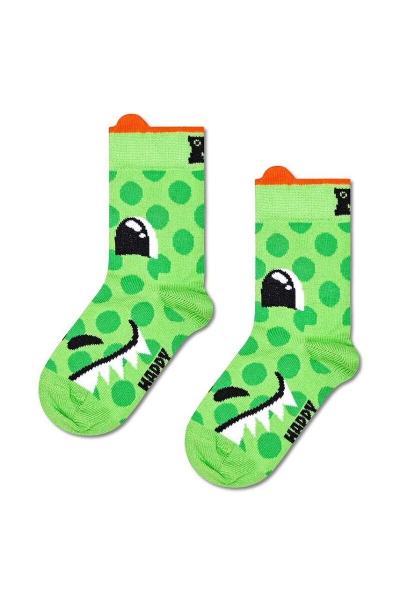 Happy Socks sosete copii Kids Dragon Sock culoarea verde