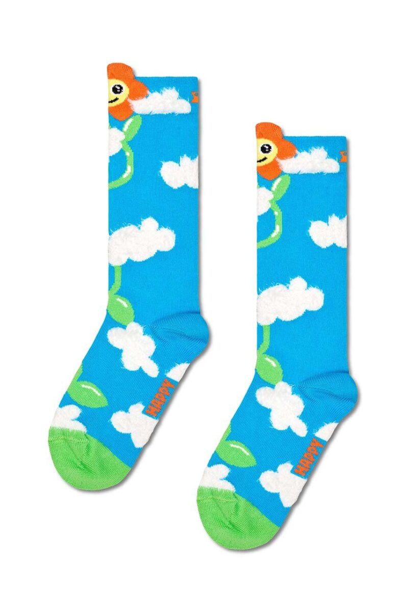 Happy Socks sosete copii Kids Growing Flower Knee High Sock P001434