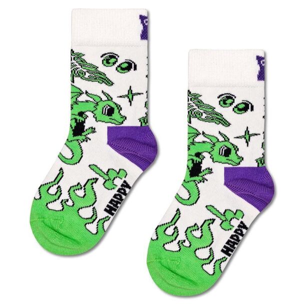 Happy Socks sosete copii Kids Hyper Dragon Sock culoarea verde