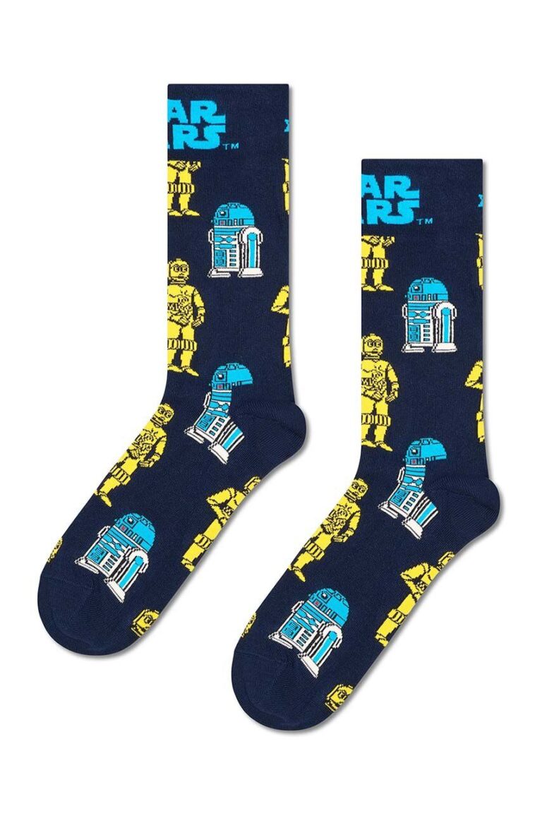 Happy Socks sosete x Star Wars R2D2 & C3PO Sock culoarea albastru marin