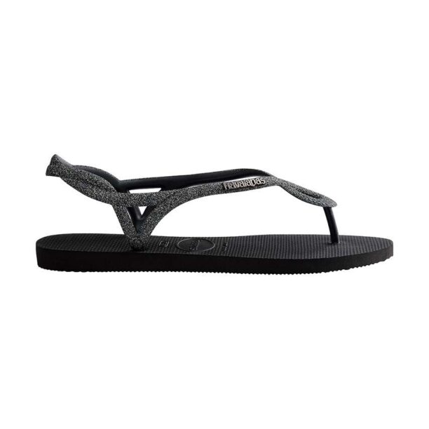 Havaianas sandale copii LUNA PREMIUMI BLACK culoarea negru preţ