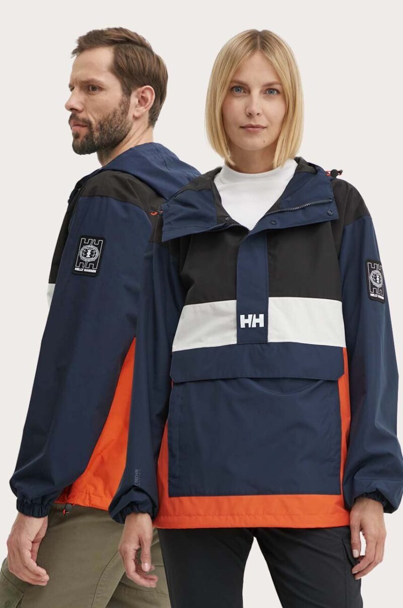 Helly Hansen geaca de ploaie culoarea albastru marin