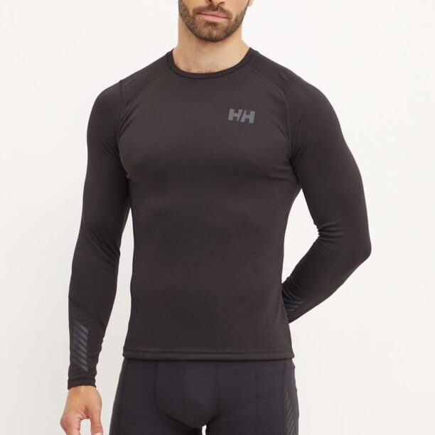 Helly Hansen longsleeve funcțional Lifa Active culoarea negru