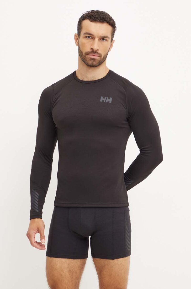 Helly Hansen longsleeve funcțional Lifa Active culoarea negru