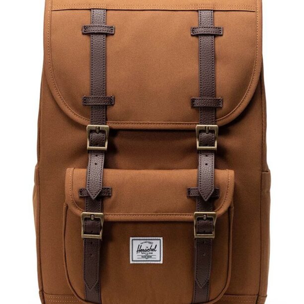 Herschel rucsac Little America Mid Backpack culoarea gri