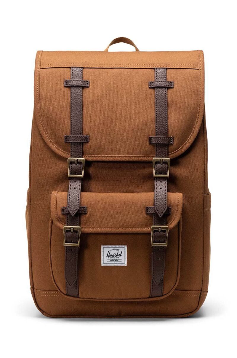 Herschel rucsac Little America Mid Backpack culoarea gri