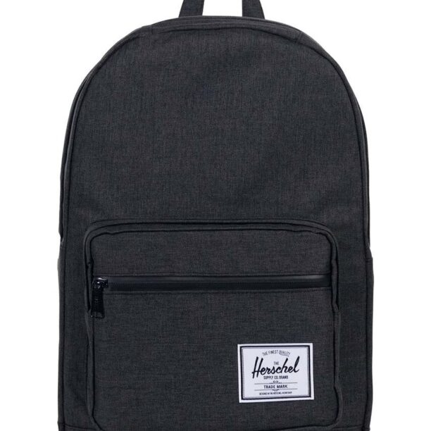 Herschel rucsac Pop Quiz Black Crosshatch culoarea negru