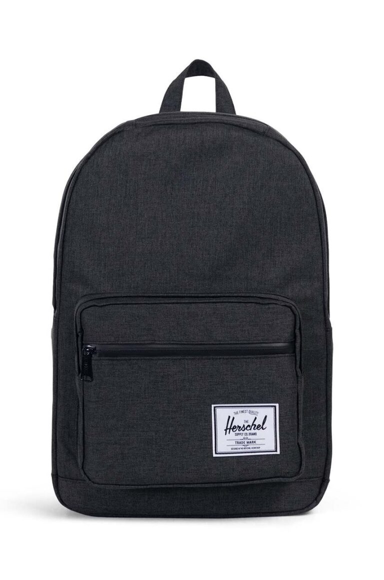 Herschel rucsac Pop Quiz Black Crosshatch culoarea negru