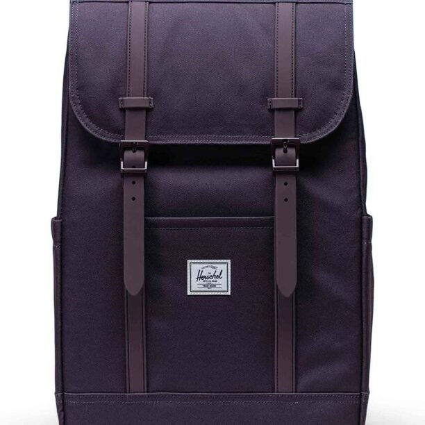 Herschel rucsac Retreat Backpack culoarea violet