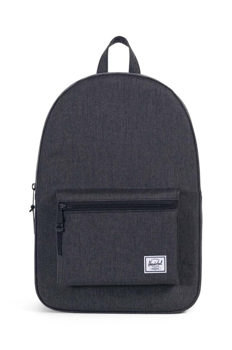 Herschel rucsac Settlement Black Crosshat culoarea negru