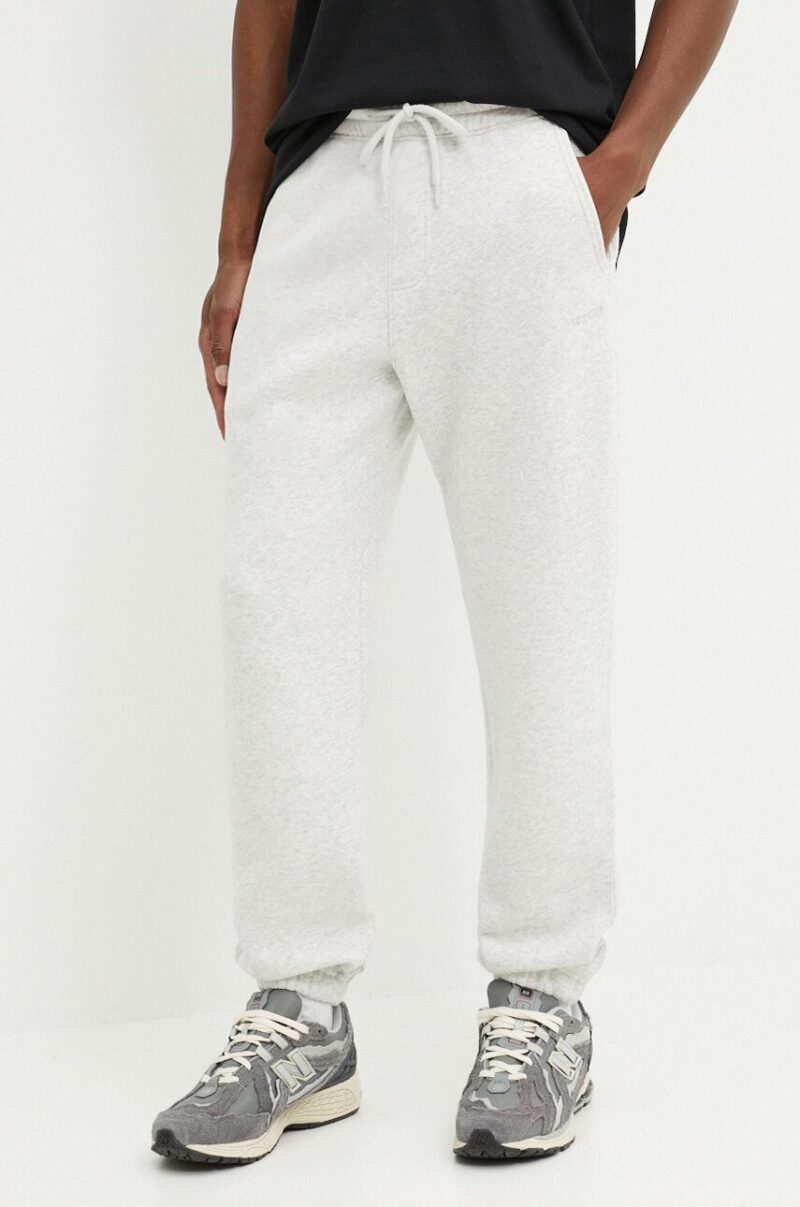 Hollister Co. pantaloni de trening culoarea gri