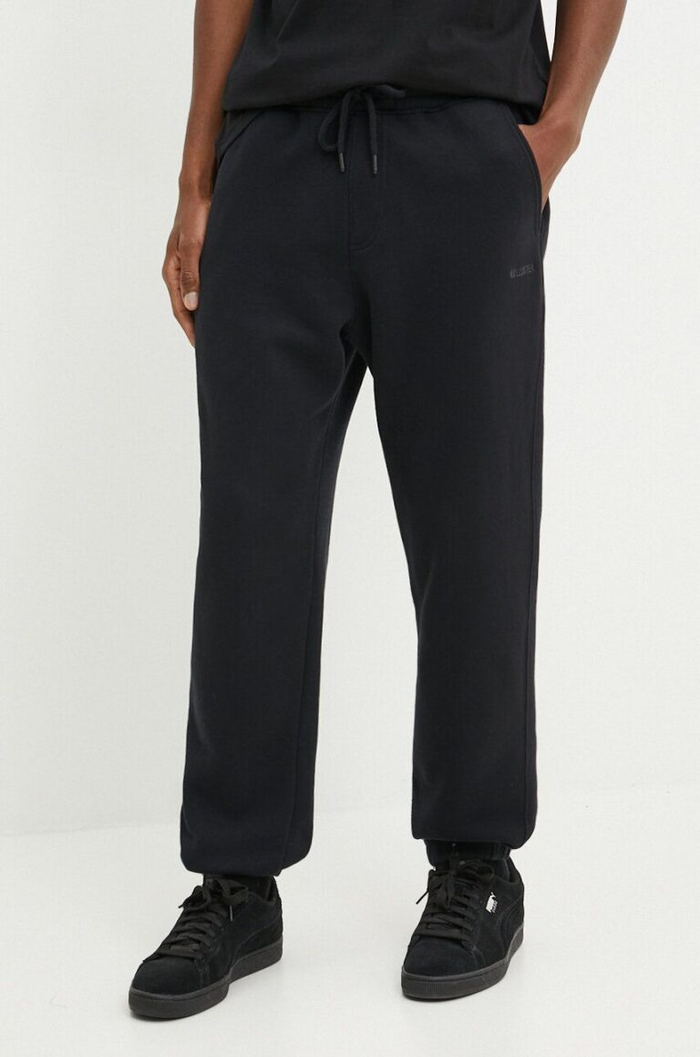 Hollister Co. pantaloni de trening culoarea negru