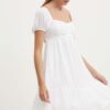 Hollister Co. rochie culoarea alb