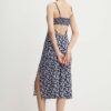 Hollister Co. rochie culoarea albastru marin