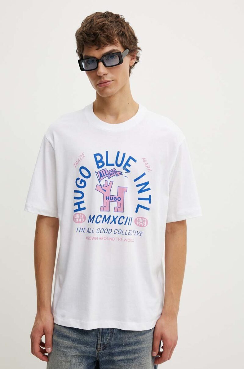 Hugo Blue tricou din bumbac barbati