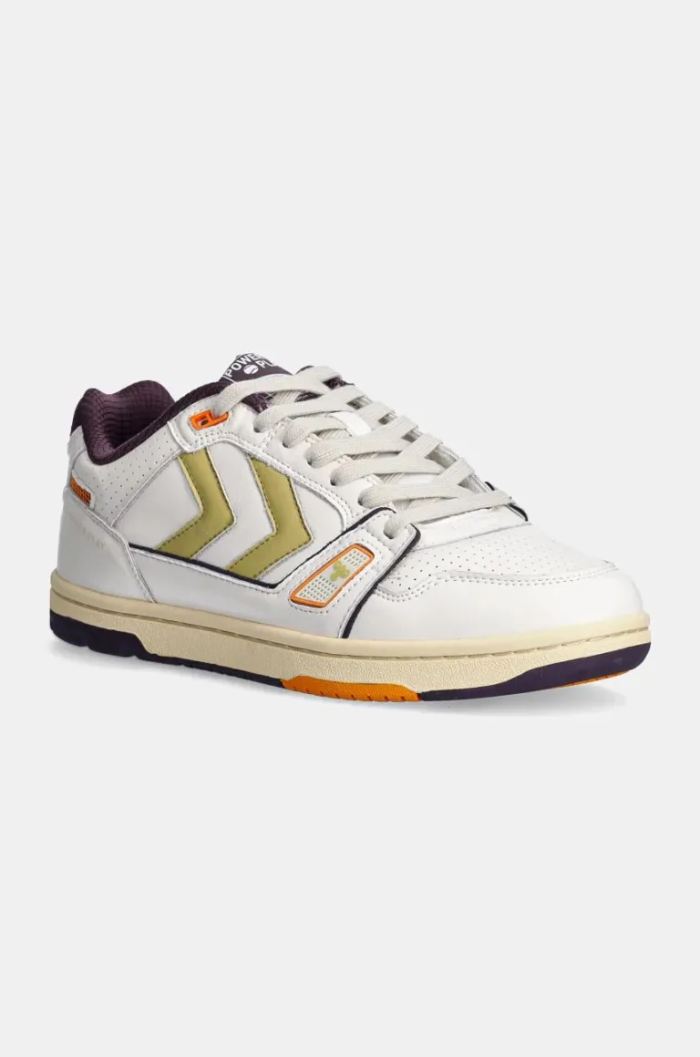 Hummel sneakers din piele Power Play Lx-e Ap2 culoarea bej