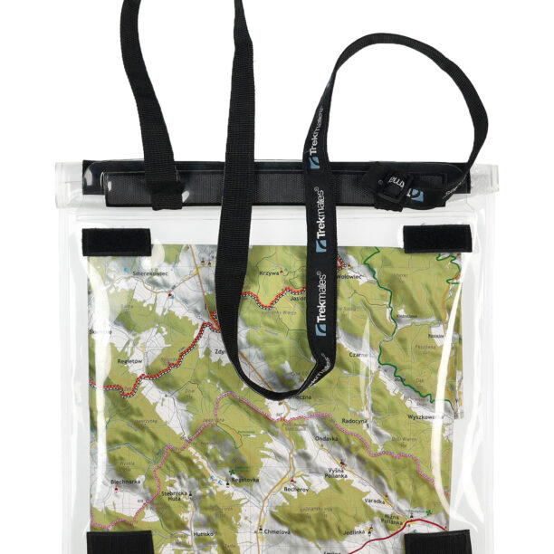 Husa hartă Trekmates Map Case - clear preţ