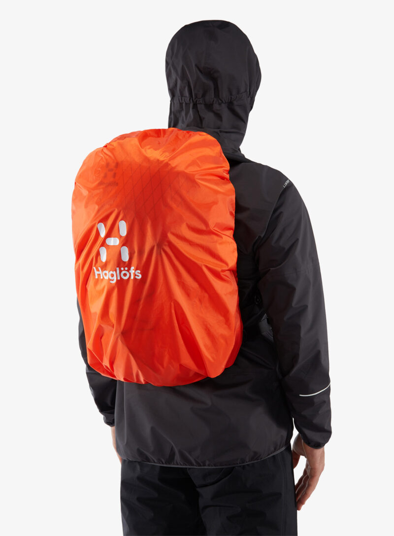 Husa imprmeabila rucsac Haglofs Raincover X-Small - habanero