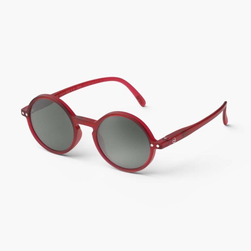 IZIPIZI ochelari de soare copii JUNIOR SUN #g culoarea rosu