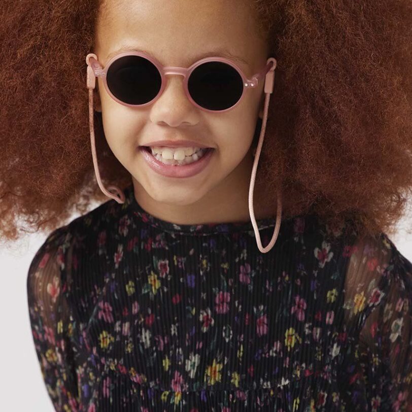IZIPIZI ochelari de soare copii JUNIOR SUN #g culoarea roz