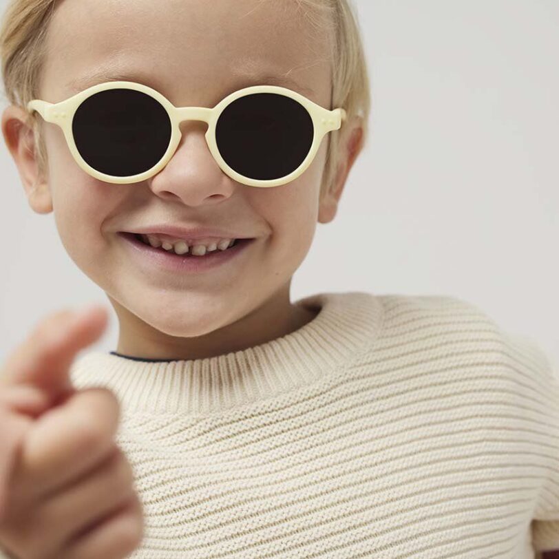 IZIPIZI ochelari de soare copii KIDS PLUS #d culoarea galben