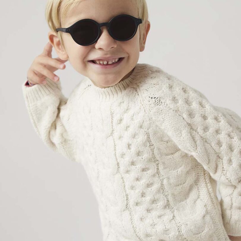 IZIPIZI ochelari de soare copii KIDS PLUS #d culoarea negru