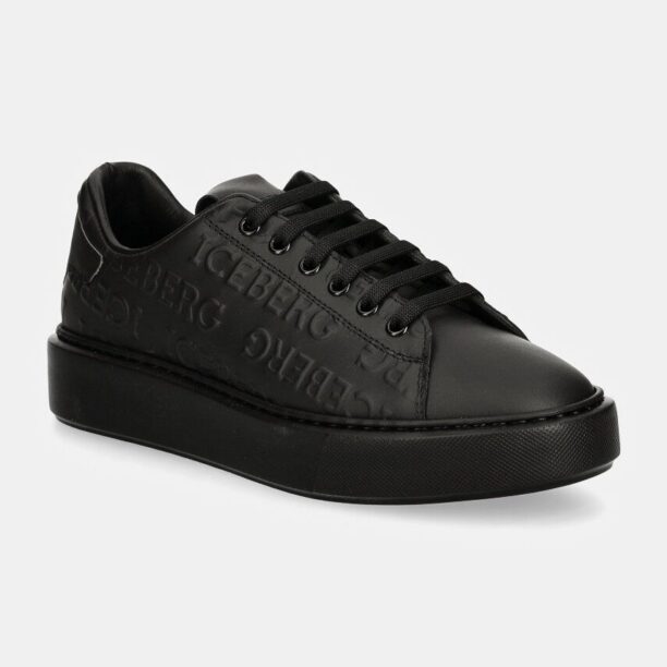 Iceberg sneakers din piele Bozeman culoarea negru