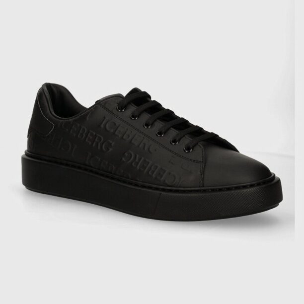 Iceberg sneakers din piele Bozeman culoarea negru