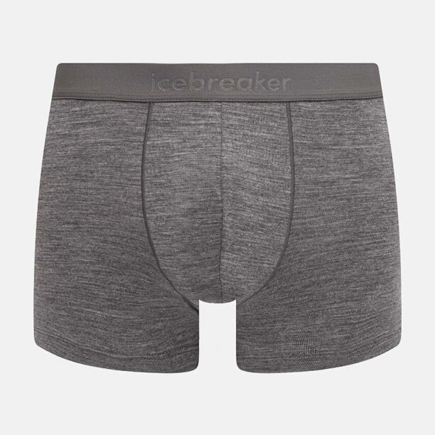 Icebreaker lenjerie functionala Merino 125 Cool-Lite Anatomica culoarea gri