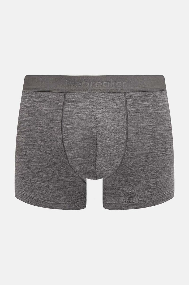 Icebreaker lenjerie functionala Merino 125 Cool-Lite Anatomica culoarea gri