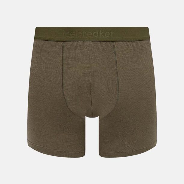 Icebreaker lenjerie functionala Merino 125 Cool-Lite Anatomica culoarea verde