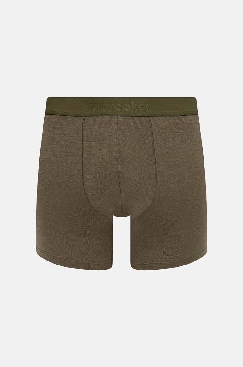 Icebreaker lenjerie functionala Merino 125 Cool-Lite Anatomica culoarea verde