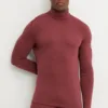 Icebreaker longsleeve funcțional Merino 260 Tech culoarea bordo