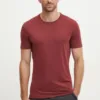 Icebreaker tricou funcțional Merino 150 Anatomica culoarea bordo