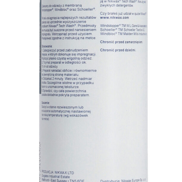 Original Impregnare Nikwax Softshell Proof Spray 300ml