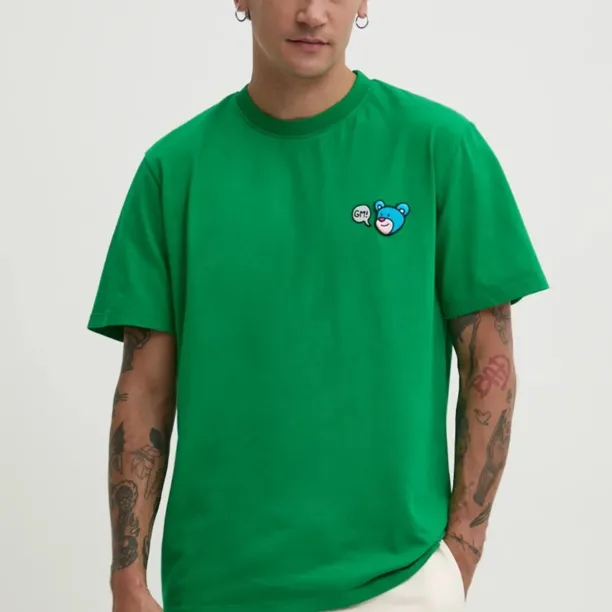 Inbetweeners tricou din bumbac culoarea verde