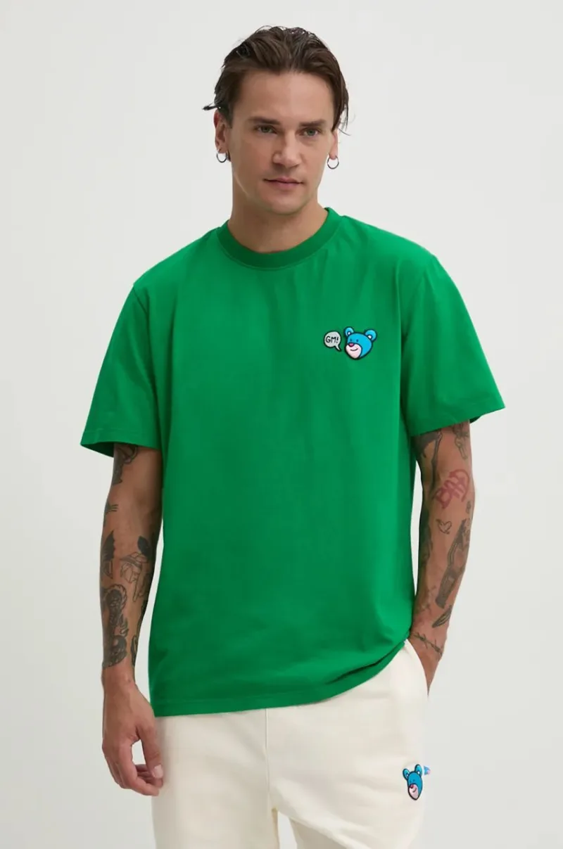 Inbetweeners tricou din bumbac culoarea verde