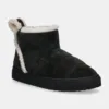 Inuikii cizme de zapada din piele intoarsa Shearling Slipin culoarea negru