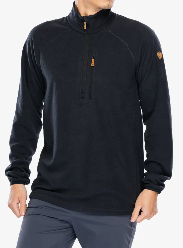 Cumpăra Jachetă fleece Fjallraven Ovik Lite Fleece Half Zip - black