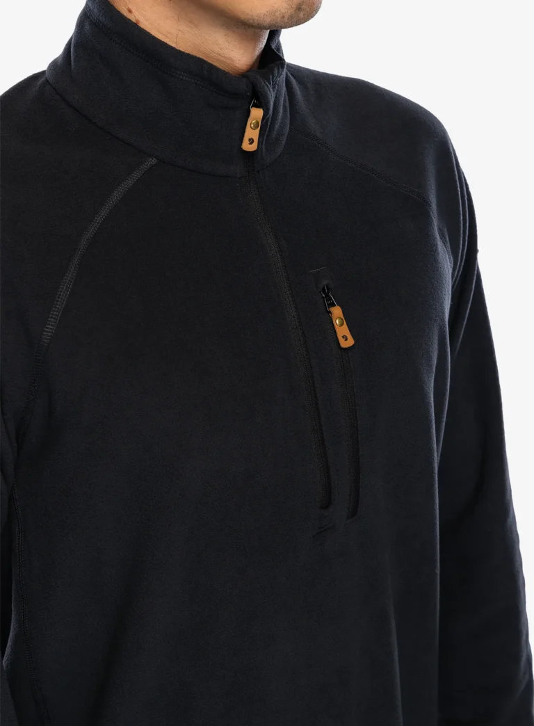 Preţ Jachetă fleece Fjallraven Ovik Lite Fleece Half Zip - black