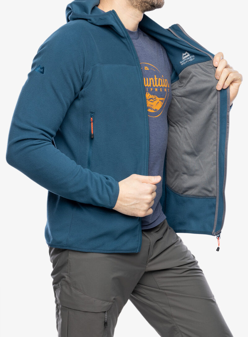 Original Jachetă fleece Mountain Equipment Micro Zip Jacket - majolica blue