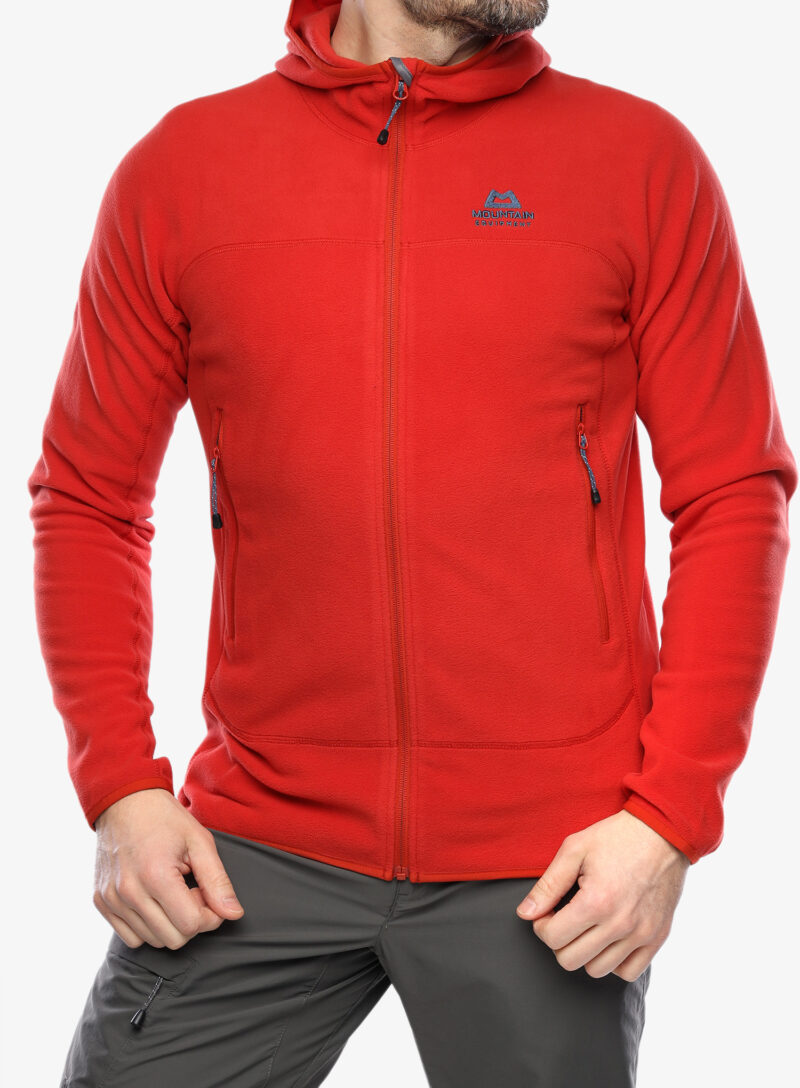 Jachetă fleece Mountain Equipment Micro Zip Jacket - red rock